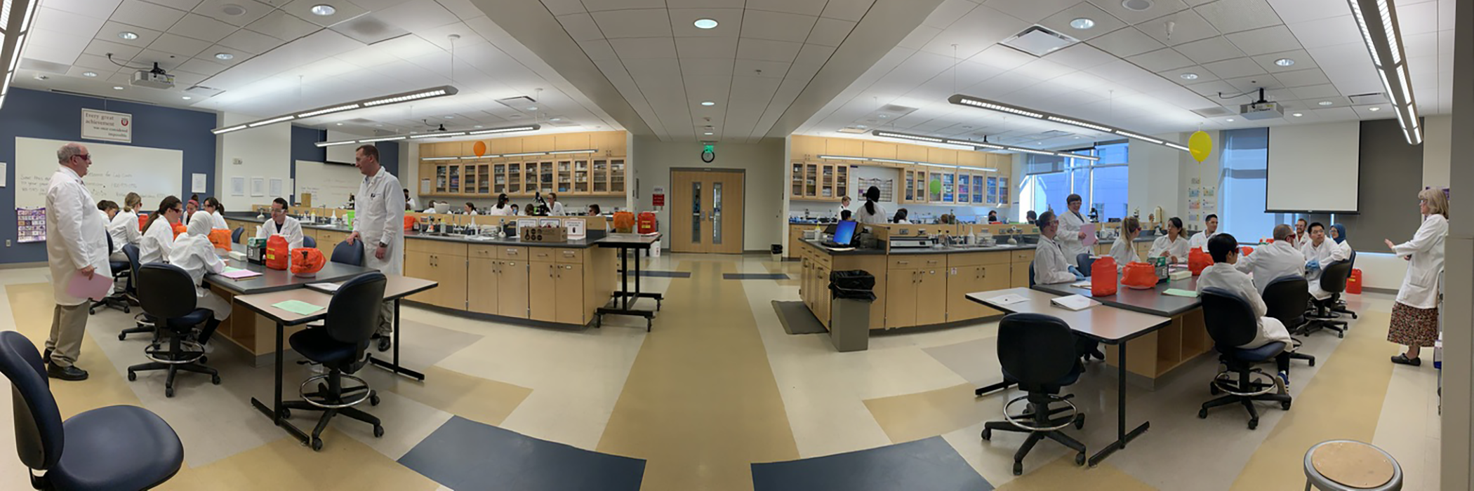 Wide view of MLS Teaching Lab